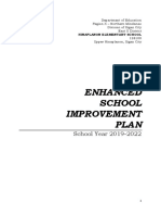 Enhanced School Improvement Plan for Hinaplanon Elementary School