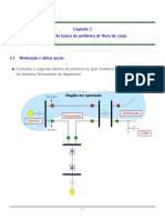 Análise de fluxo de potência em sistema de transmissão simples