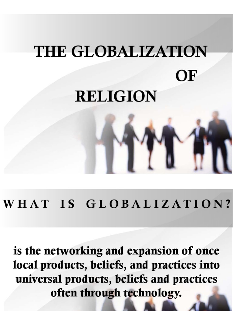 Globalization's Impact on Religion | PDF | Globalization | Economics