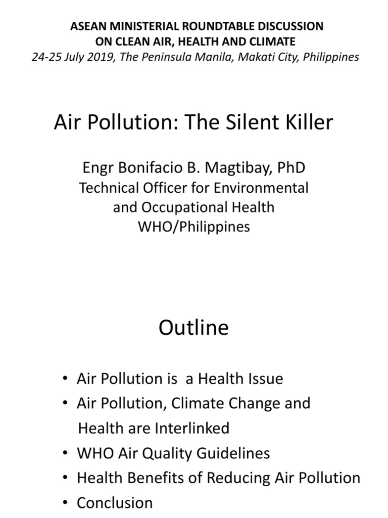 Air Pollution: Health Risks in the Philippines | PDF | Air Pollution ...