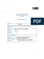 MATRIZ Del Municipio de Restrepo