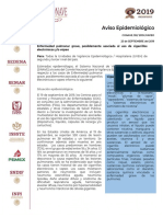 Boletín Secretaria de Salud Epidemia Del Vapeo