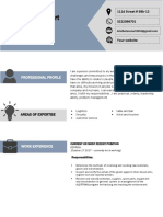 Curriculum Vitae Format