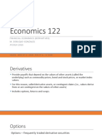 Econ 122 Lecture 3 Derivatives