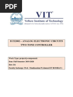 Analog Electronics Project