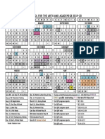 Nsaa Calendar 2019-20