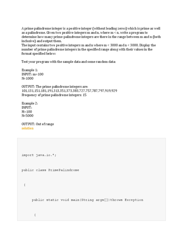 Solution | PDF | Integer (Computer Science) | String (Computer Science)