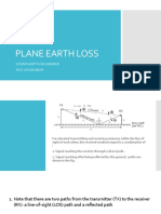 Plane Earth Loss