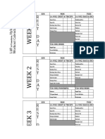 #Liiftformation Calendar 