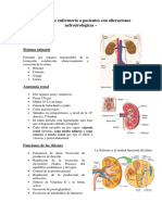 Tema 4. Atención de Enfermería a Pacientes Con Alteraciones Nefro-urológicas1