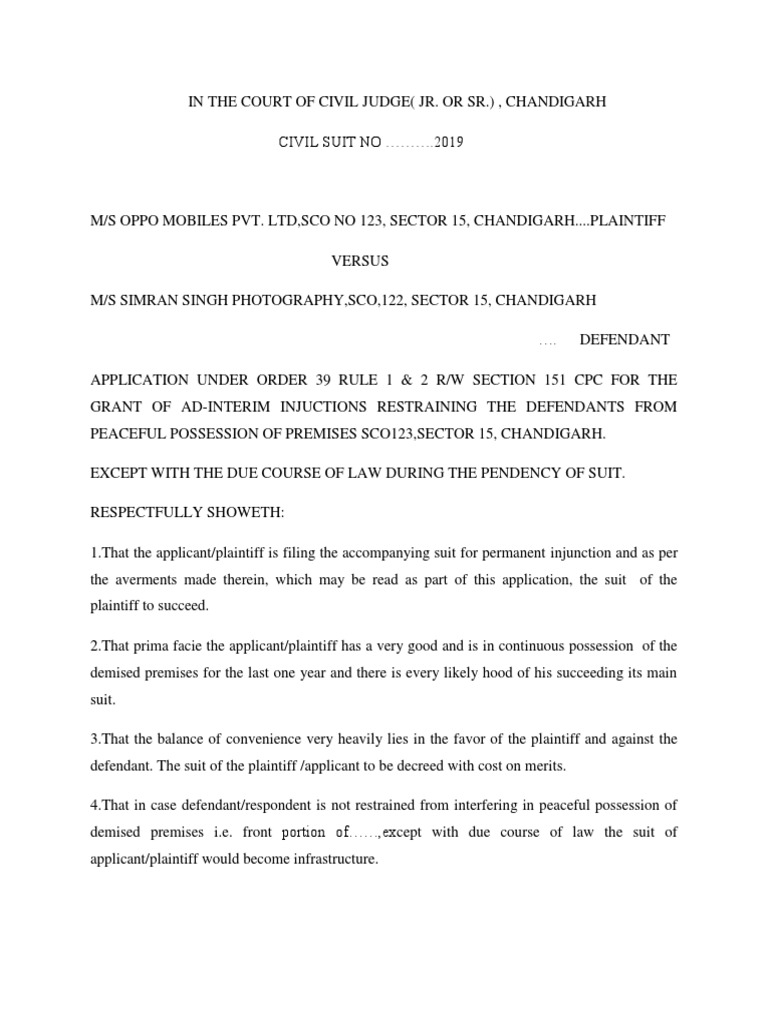 Application for Temporary Injunction | PDF | Injunction | Lawsuit