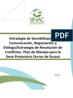 Estrategia de Comunicación Sensibizacion y Resolucion de Conflictos