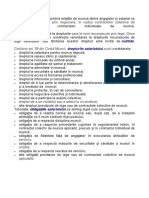 Drepturi Şi Obligaţii Ale Salariaţilor Şi Angajatorilor. Răspunderea Disciplinară Şi Patrimonială