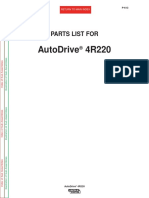Autodrive 4R220: Parts List For