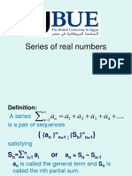 Series of Real Numbers