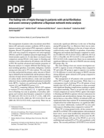 The Fading Role of Triple Therapy in Patients With Atrial Fibrillation and Acute Coronary Syndrome: A Bayesian Network Meta Analysis