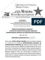 Gaceta Municipio Libertador Providencia 0013 SPE y AR 1