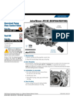 Oversized Pump Flow Control Valve: Jatco/Nissan JF010E (RE0F09A/RE0F09B)