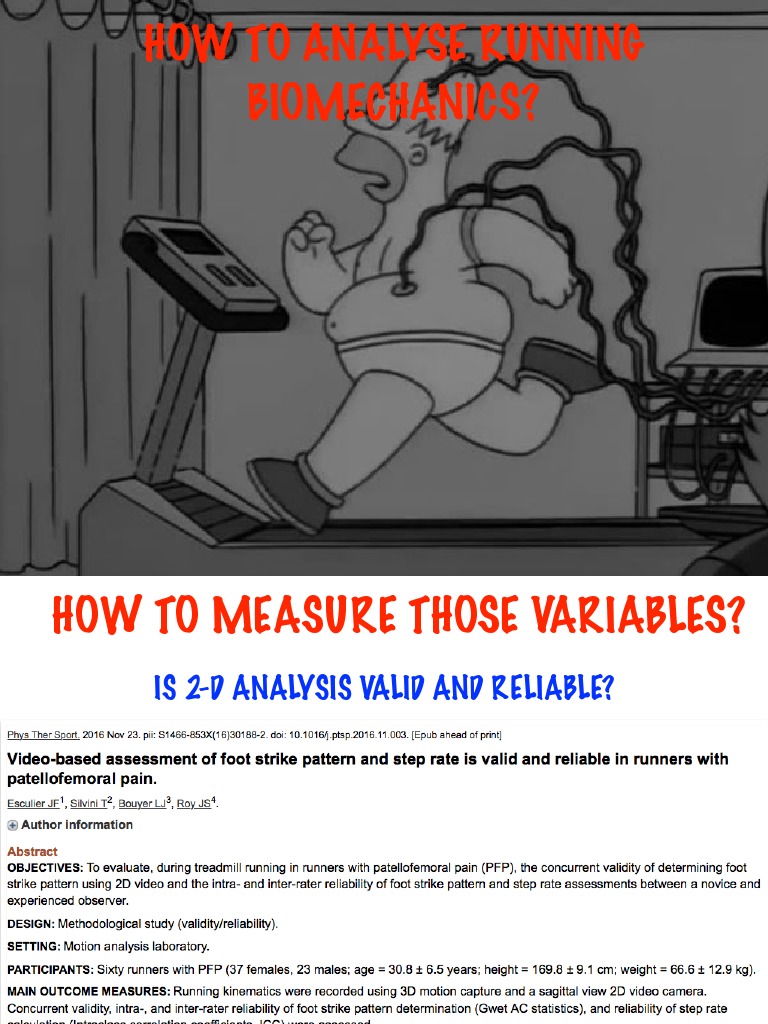 Analysis Running | PDF | Running | Human Leg