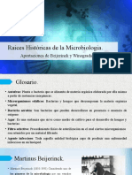 Raices Históricas de La Microbiologia