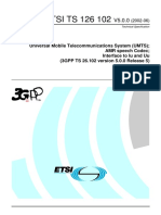 Ts - 126102v050000p - AMR Speech Codec PDF