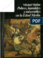 Michel Mollat. Pobres, Humildes y Miserables en La Edad Media PDF