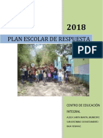 Plan Escolar de Respuesta 2018