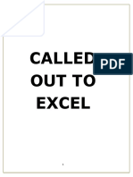Called Out To Excel