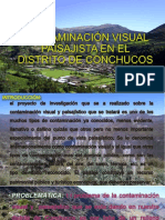 Contaminación Visual y Paisajista en El Distrito de