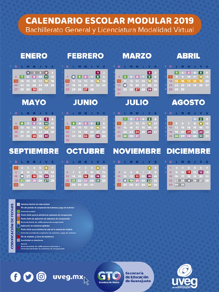Calendario Uveg  PDF