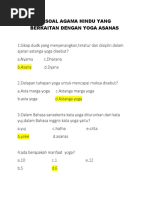 12+ Cara soal agama tentang ashtangga yoga dan moksha serta jawabannya information