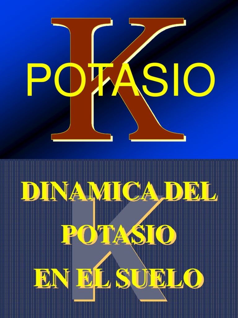 Beneficios del Potasio en Cultivos | PDF | Potasio | Dieta y nutrición