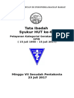 2017-Tata Ibadah HUT GP 67-2