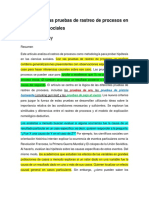 James Mahoney - La Lógica de Las Pruebas de Rastreo de Procesos en Las Ciencias Sociales