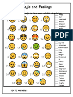 Emojis and Feelings: Match The Emojis To Their Most Suitable Descriptions