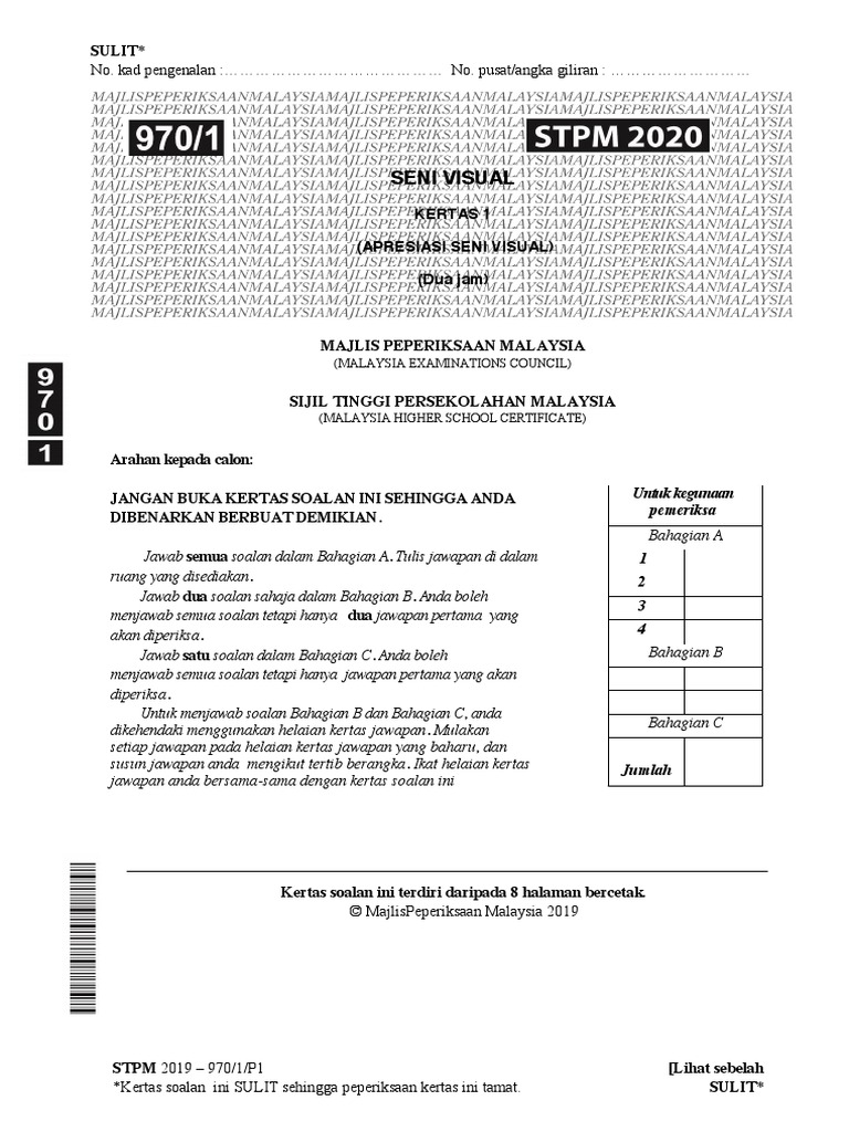 Soalan P1 Dan Skema 2020 Pdf