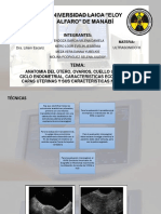 ANATOMIA DEL ÚTERO, OVARIOS, CUELLO UTERINO. US