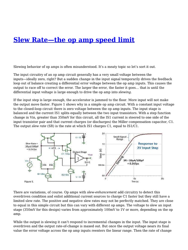 SlewRatetheopampspeedlimit.pdf Amplifier Operational Amplifier