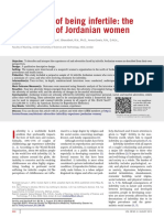 Adversities of Being Infertile The Experience of Jordanian Women
