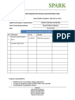 Entry Request to Sungai Liang Industrial Park