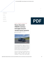 Novo Hyundai HB20S Começa Entregas Da Pré-Venda Nesta Semana