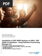 Installation swpm20 Ux Abap Hana