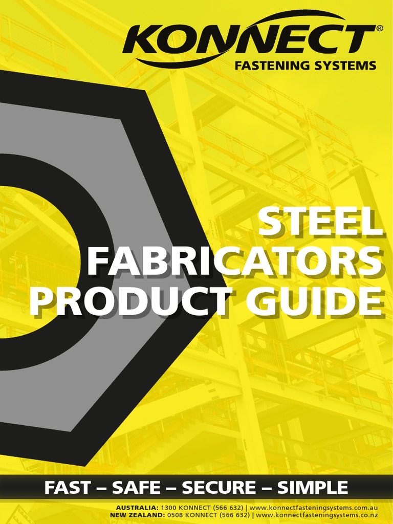 Konnect Fastening Systems Steel Fabricators PG Screw Structural Steel