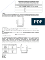 Prática 7 - Mecânica Dos Fluidos - Densidade Desconhecida