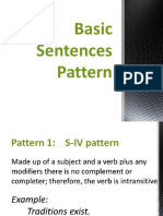 Sentence Structure