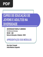 Curso de Eja Plano de Modulos
