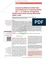 Is Powered Toothbrush Better Than Manual Toothbrus PDF