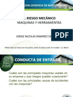 RIESGO MECANICO Maquinas y Herramiantas