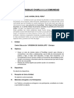 01plan de Trabajo Charla A La Comunidad PDF