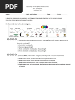 2nd Quarter Exam Science 10